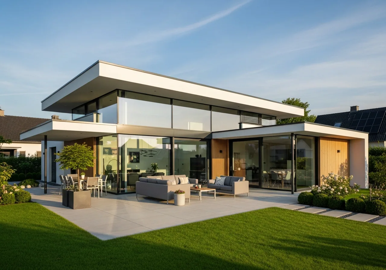 Modernes Bungalow Neubau – ebenerdig, barrierefrei und energieeffizient bauen